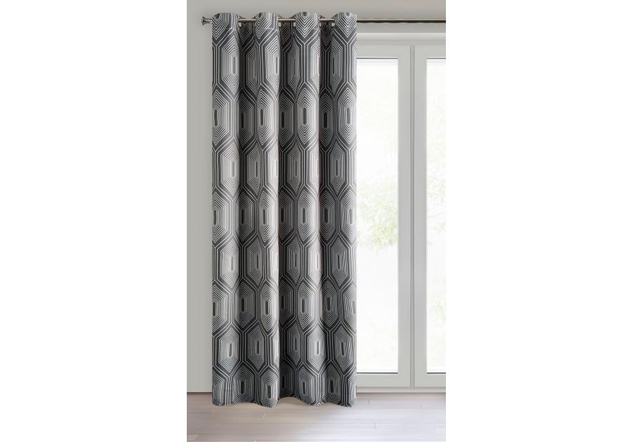 Zdjęcie: Zasłona gotowa Diadem 140x250 cm grafitowy EUROFIRANY