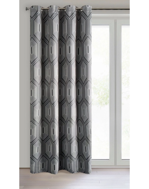 Zdjęcie: Zasłona gotowa Diadem 140x250 cm grafitowy EUROFIRANY