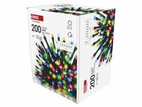 Lampki choinkowe 200 LED 10 m IP20 multikolor EMOS