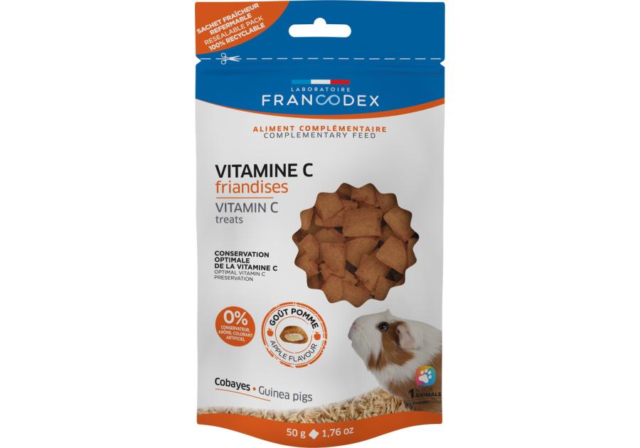 Zdjęcie: Przysmak dla świnki morskiej z witaminą C 50 g FRANCODEX