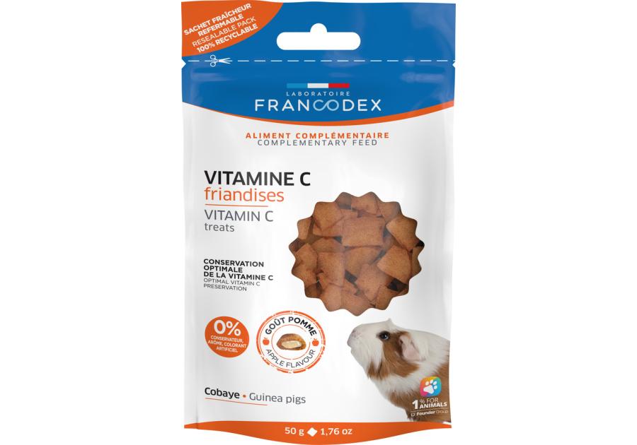 Zdjęcie: Przysmak dla świnki morskiej z witaminą C 50 g FRANCODEX