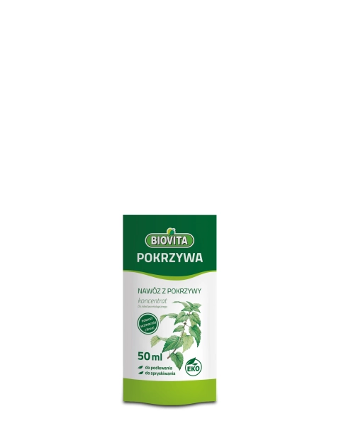 Zdjęcie: Nawóz z pokrzywy - Pokrzywa saszetka 50 ml BIOVITA