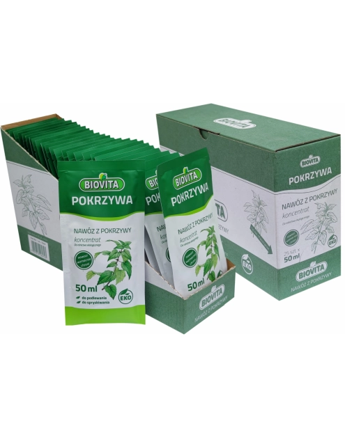 Zdjęcie: Nawóz z pokrzywy - Pokrzywa saszetka 50 ml BIOVITA
