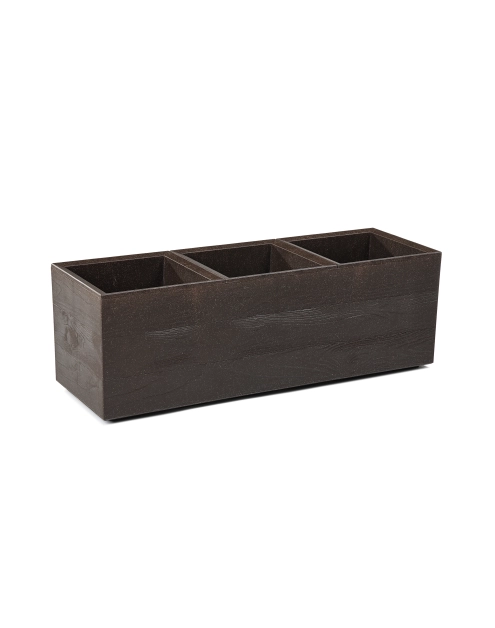 Zdjęcie: Kwietnik Karo 900x300x300 mm deska coffee, espresso LAMELA