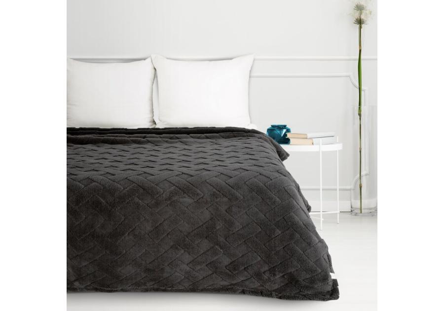 Zdjęcie: Koc D91 stalowy 150 x 200 cm Caro EUROFIRANY