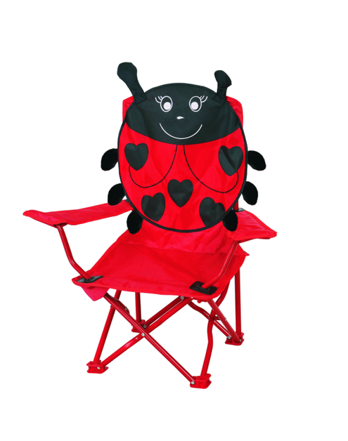 Zdjęcie: Krzesełko ogrodowe campingowe czerwona biedronka PATIO