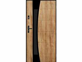 Drzwi zewnętrzne diuna dąb turner 90p komplet PANTOR