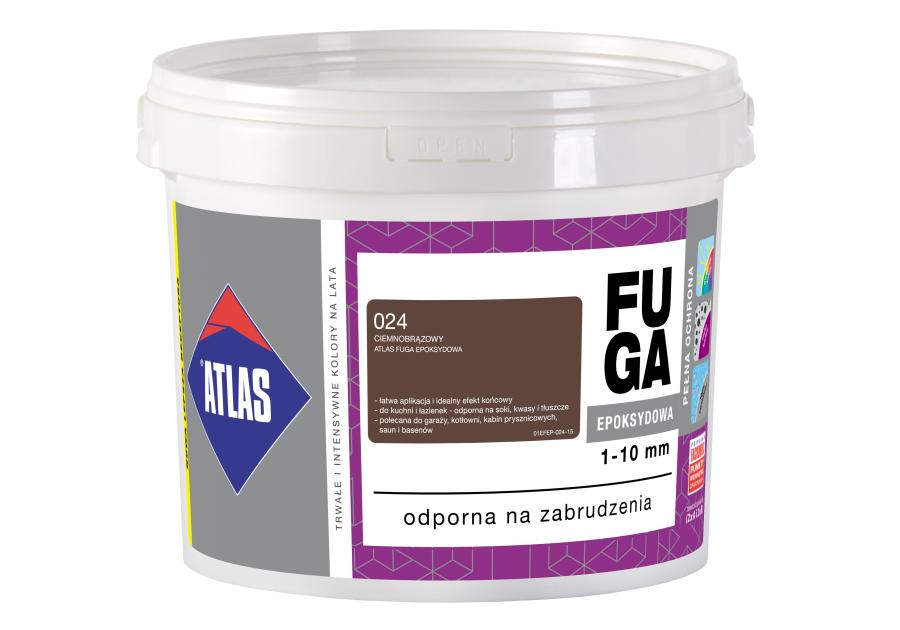 Zdjęcie: Fuga epoksydowa 1-10 mm ciemnobrązowa 5 kg ATLAS