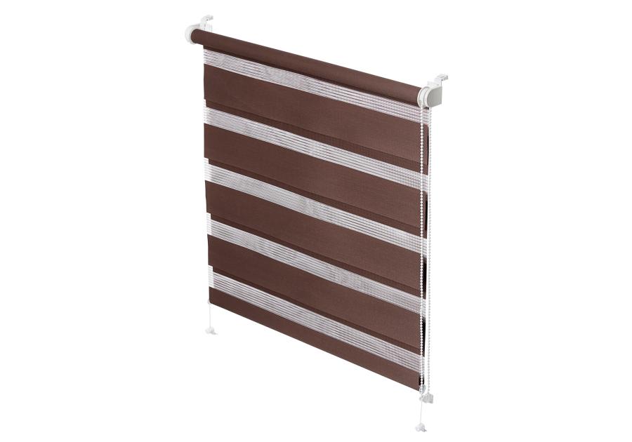 Zdjęcie: Roleta mini Zebra 725 brąz 50x150 cm GARDINIA