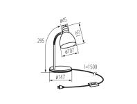 Zdjęcie: Lampa biurkowa E14 40 W Zara KANLUX
