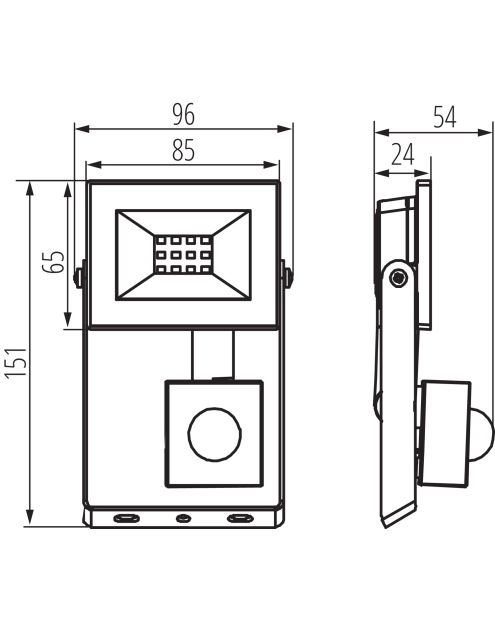 Zdjęcie: Naświetlacz LED Grun NV LED-10-B-SE MILEDO