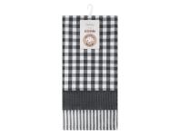 Zdjęcie: Komplet ręczników kuchennych Lucy biało - szary 50x70 cm EUROFIRANY