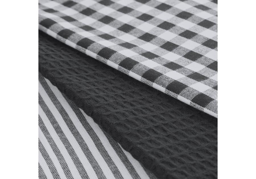 Zdjęcie: Komplet ręczników kuchennych Lucy biało - szary 50x70 cm EUROFIRANY