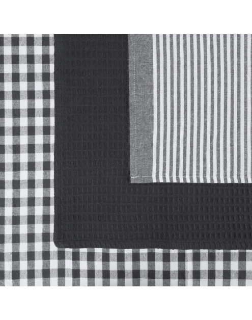 Zdjęcie: Komplet ręczników kuchennych Lucy biało - szary 50x70 cm EUROFIRANY