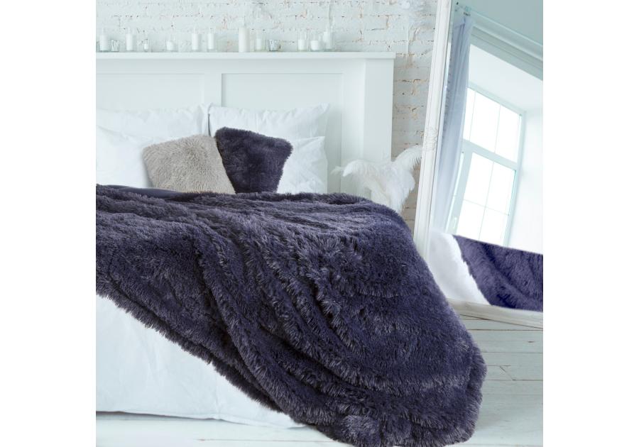 Zdjęcie: Narzuta Lettie 170x210 cm granatowa EUROFIRANY