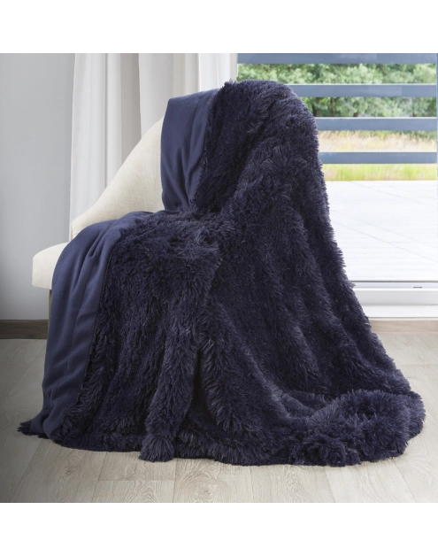 Zdjęcie: Narzuta Lettie 170x210 cm granatowa EUROFIRANY