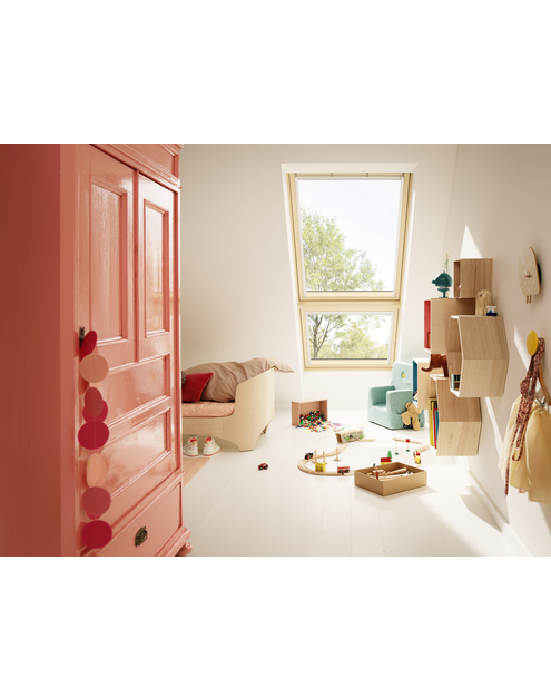 Zdjęcie: Element doświetlający GIL 3070 drewniany stały, 94x92 cm VELUX