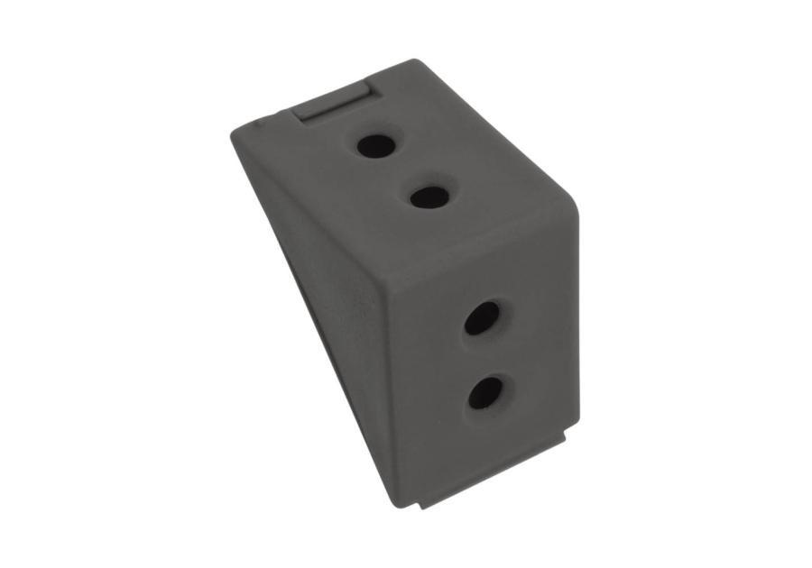 Zdjęcie: Złącze kątowe podwójne antracyt 12 sztuk METRO