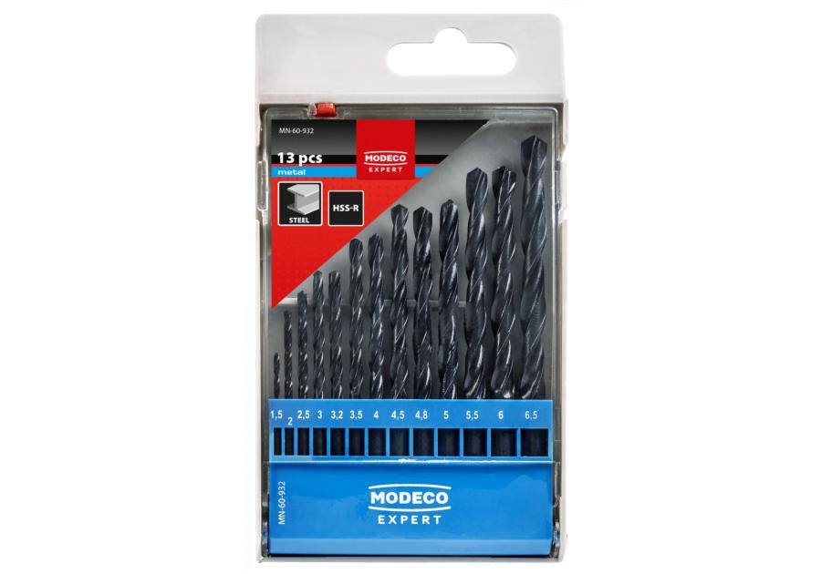 Zdjęcie: Zestaw wierteł do metalu HSS 1,5-6,5 mm 13 elementów RAWLPLUG