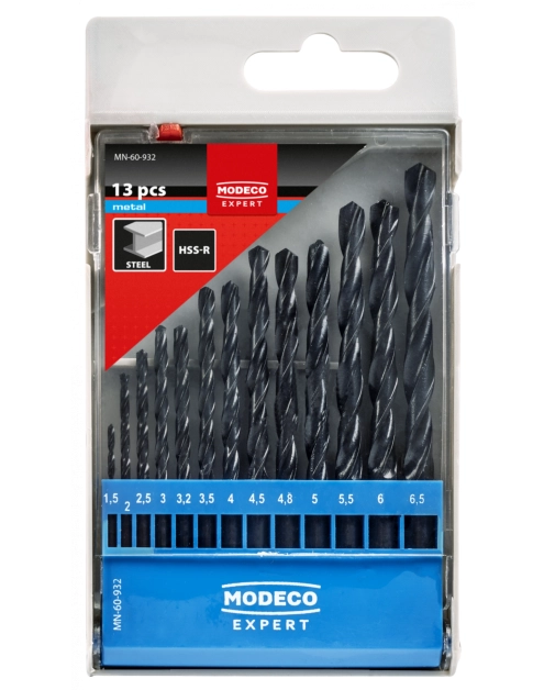 Zdjęcie: Zestaw wierteł do metalu HSS 1,5-6,5 mm 13 elementów RAWLPLUG