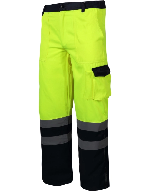 Zdjęcie: Spodnie ostrzegawcze żółte, L, CE, LAHTI PRO