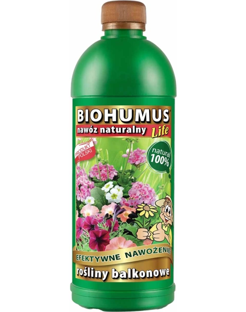 Zdjęcie: Nawóz Biohumus Life Rośliny balkonowe 0,5 L EKODARPOL