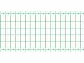 Panel ogrodzeniowy 1,23x2,5 m ocynk + ral6005, 75x200 mm oczko POLBRAM