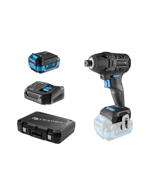 Zdjęcie: Zakrętarka udarowa bezszczotkowa 18 V zestaw HOGERT TECHNIK