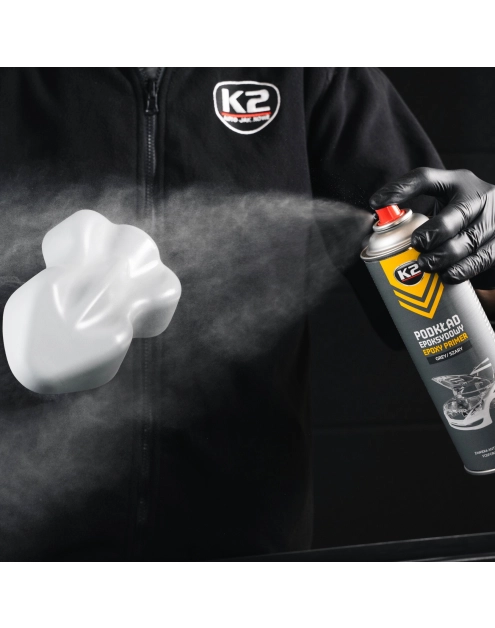 Zdjęcie: Podkład epoksydowy antykorozyjny szary 500 ml K2