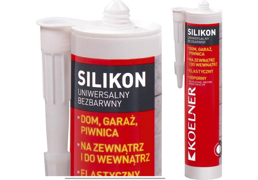 Zdjęcie: Silikon uniwersalny bezbarwny 300 ml RAWLPLUG