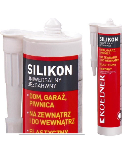 Zdjęcie: Silikon uniwersalny bezbarwny 300 ml RAWLPLUG