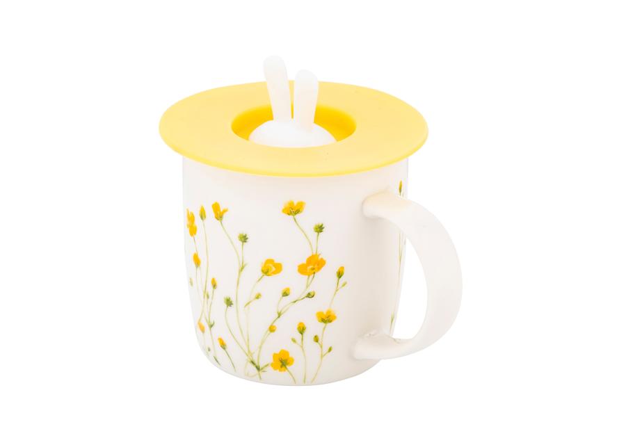 Zdjęcie: Kubek baryłka szeroka Kaczeńce 360 ml z pokrywką silikonową ALTOM DESIGN