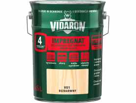 Impregnat do drewna grunt bezbarwny 4,5 L VIDARON