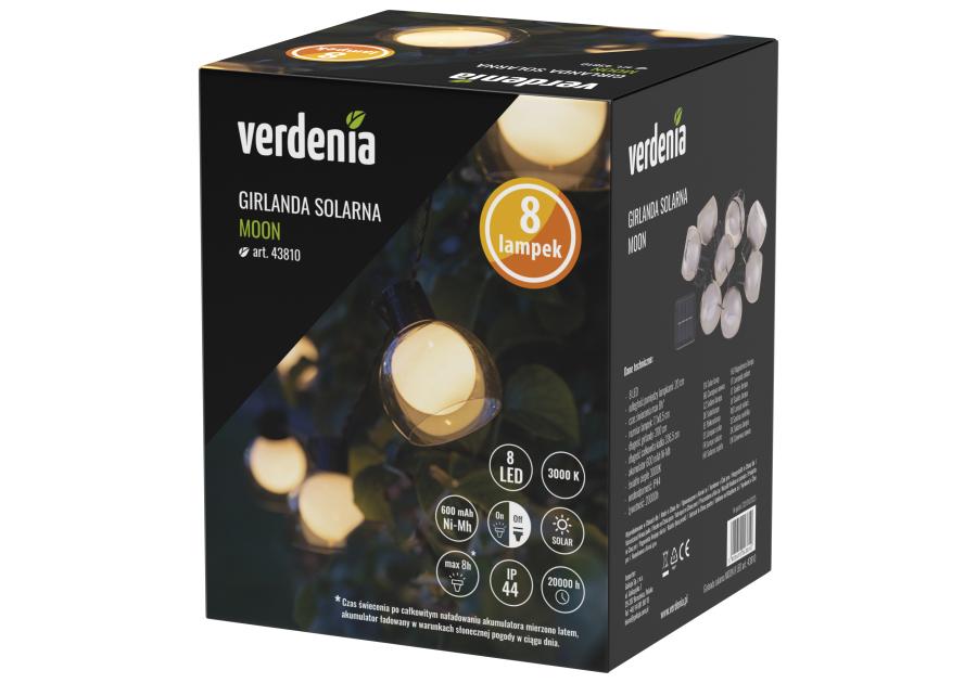 Zdjęcie: Girlanda solarna Moon 8 LED VERDENIA