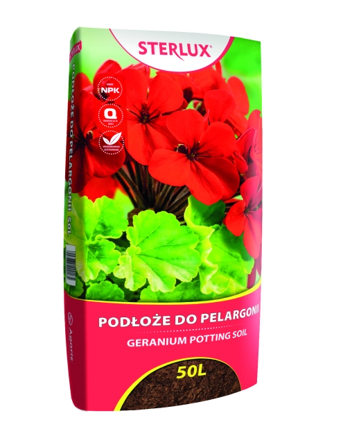 Zdjęcie: Podłoże do pelargonii 50 L STERLUX