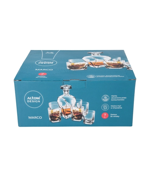 Zdjęcie: Zestaw do whisky Marco karafka 750 ml + 6 szklanek 280 ml ALTOM DESIGN