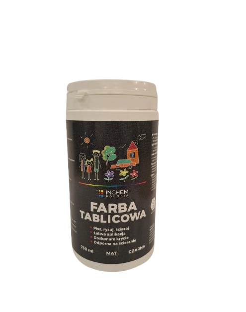 Zdjęcie: Farba tablicowa czarna mix 750 ml INCHEM POLONIA