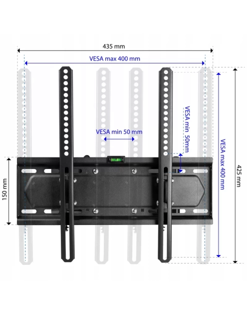 Zdjęcie: Uchwyt do telewizora VESA 400 x 400 mm KG-1038 Sydney KING MOUNT