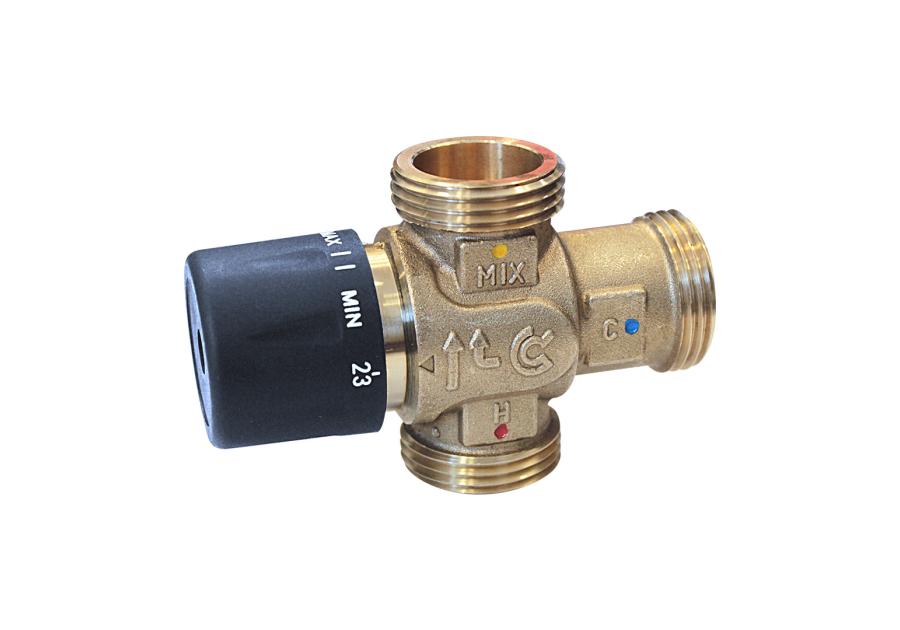Zdjęcie: Zawór termostatyczny mieszający trójdrogowy kv 4,8 CALIDO