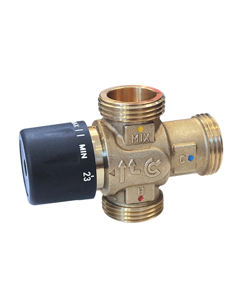 Zdjęcie: Zawór termostatyczny mieszający trójdrogowy kv 4,8 CALIDO