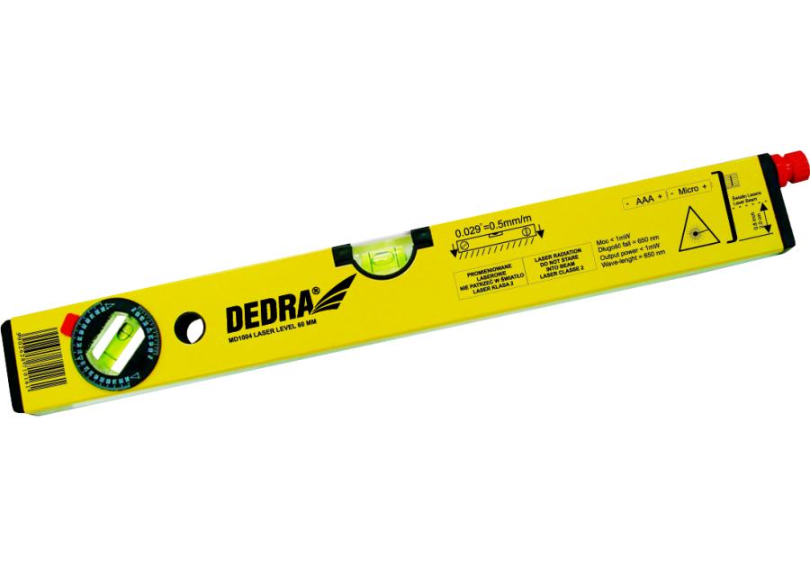 Zdjęcie: Poziomnica laserowa 60 cm DEDRA