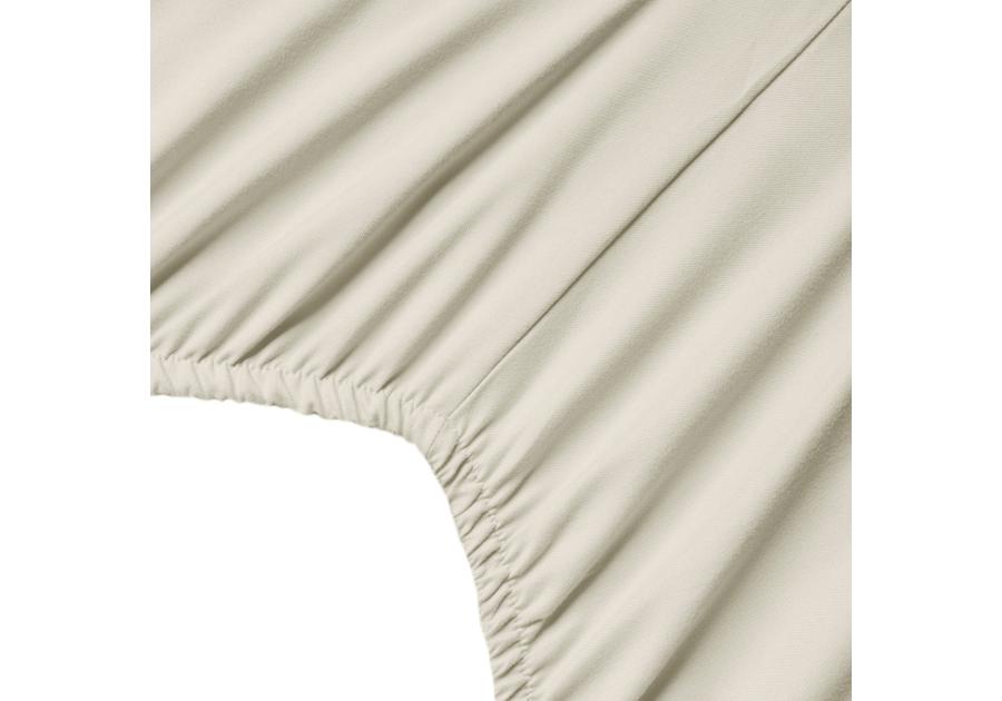 Zdjęcie: Prześcieradło z gumką mikrowłókno Soft 160x200+30 cm kremowe EUROFIRANY