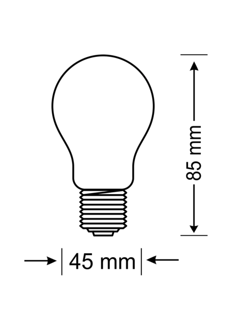 Zdjęcie: Żarówka LED G45 E27 3,5 W 250 lm pc+aluminium POLUX