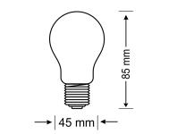 Zdjęcie: Żarówka LED G45 E27 3,5 W 250 lm pc+aluminium POLUX