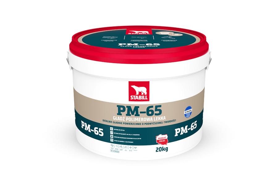Zdjęcie: Gładź polimerowa lekka 20 kg PM-60 STABILL