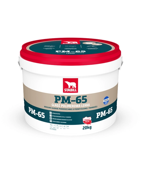 Zdjęcie: Gładź polimerowa lekka 20 kg PM-60 STABILL