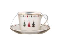 Zdjęcie: Filiżanka 230 ml Modern Tree ze spodkiem 14,5 cm ALTOM DESIGN