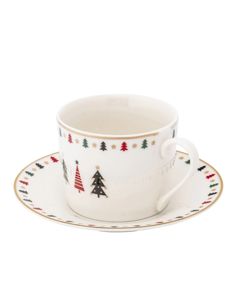 Zdjęcie: Filiżanka 230 ml Modern Tree ze spodkiem 14,5 cm ALTOM DESIGN