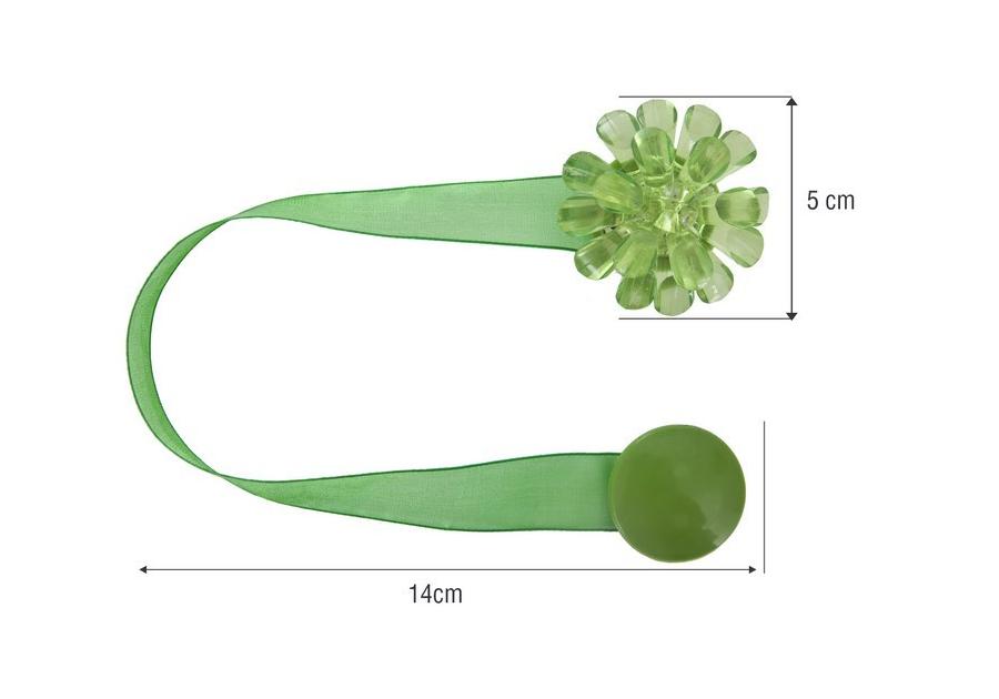 Zdjęcie: Upinacz dekoracyjny z magnesem 05715 - 2 szt. EUROFIRANY