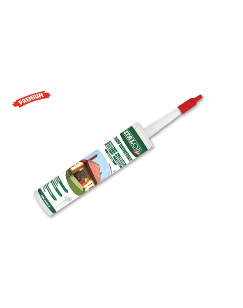 Zdjęcie: Silikon uniwersalny biały 300 ml STALCO